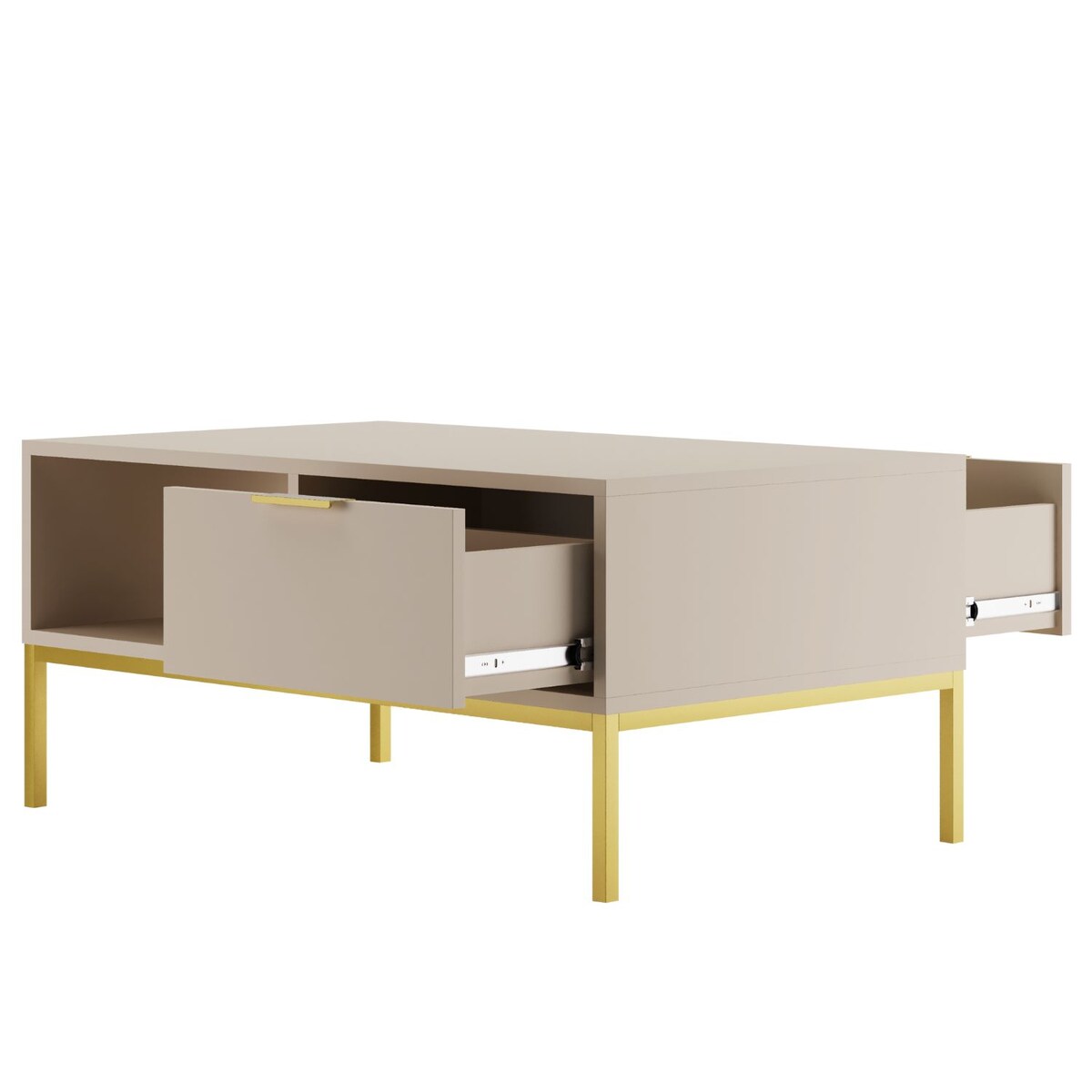 Stolik kawowy Austin 100 kaszmir & złoty