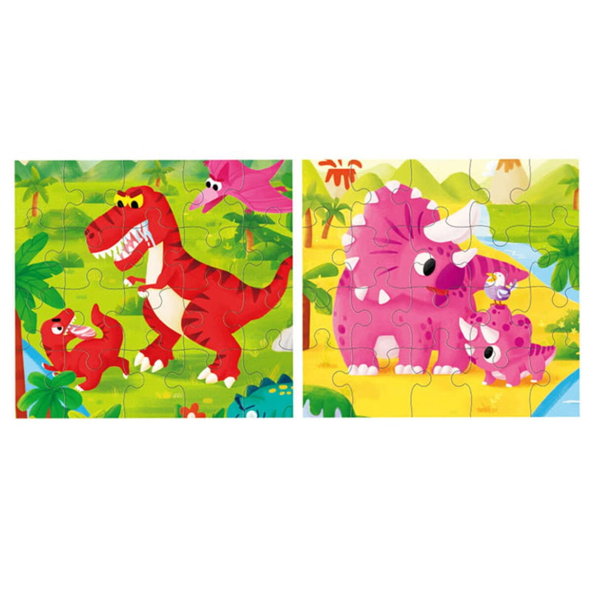 Puzzle edukacyjne - DINOZAURY - 120 el.