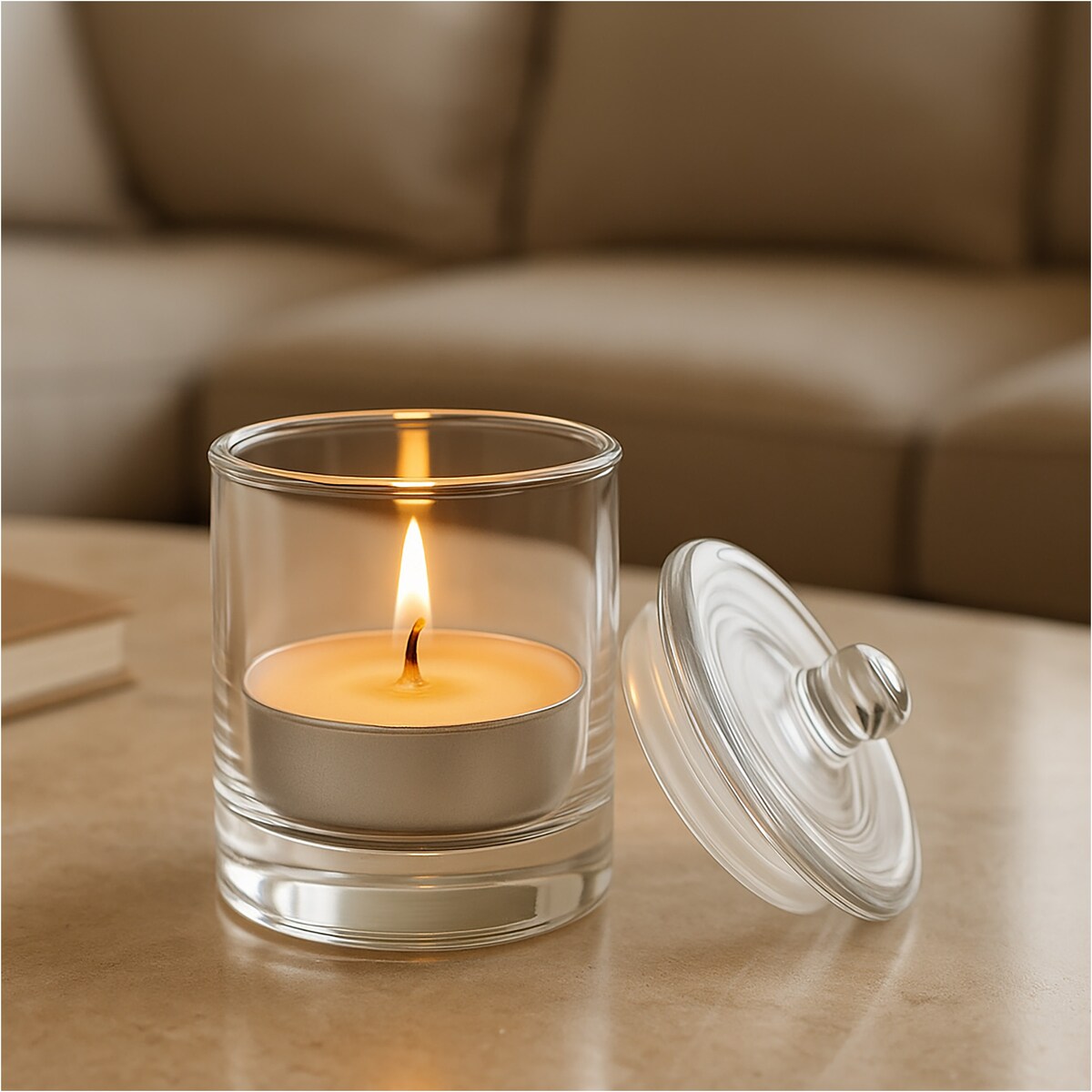 Świeczki Zapachowe Parafinowe Tealight Małe Podgrzewacze Zestaw 10 Szt. Cosy Vanilla
