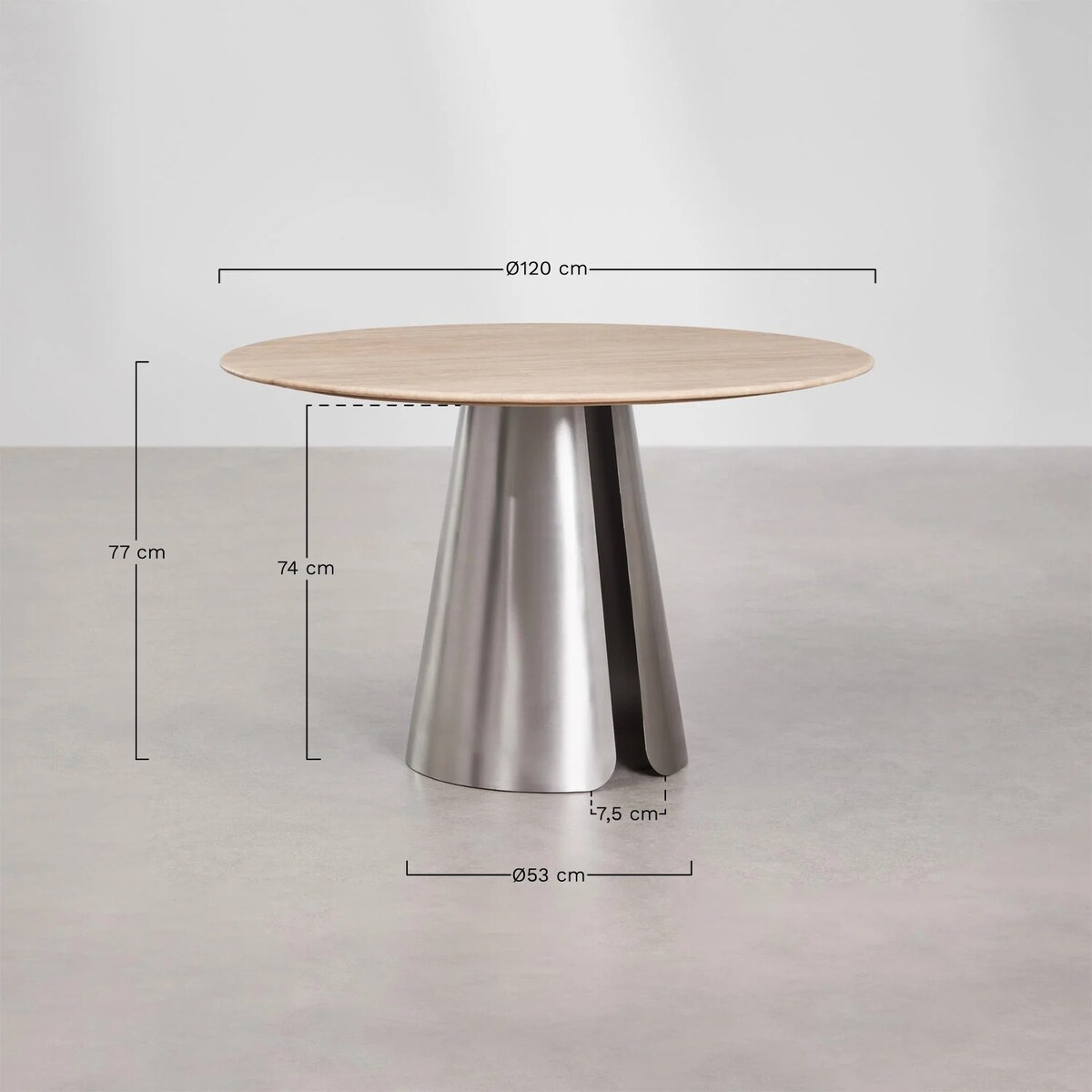 Kwietnik metalowy loftowy z 2 osłonkami 56,5/34,5x25,5/20x25,5/20 cm NARDO-3 czarny
