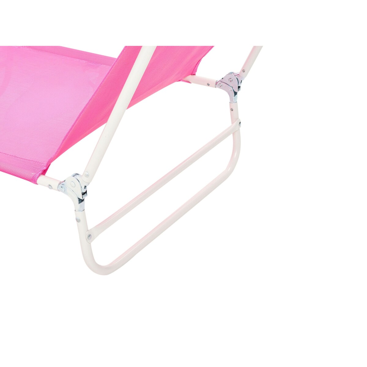 Leżak ogrodowy KASTORIA Składane Metal Fuksja