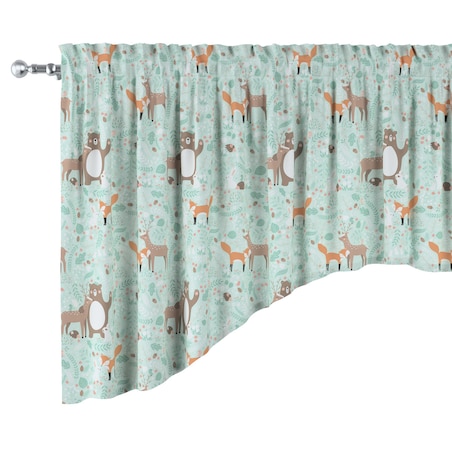 Lambrekin łuk 150x75 zielony