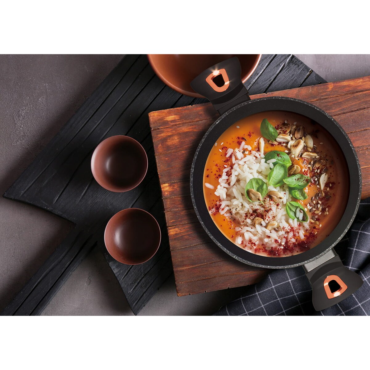 Zestaw 10 elementów garnki, patelnie, akcesoria Berlinger Haus BH-1645