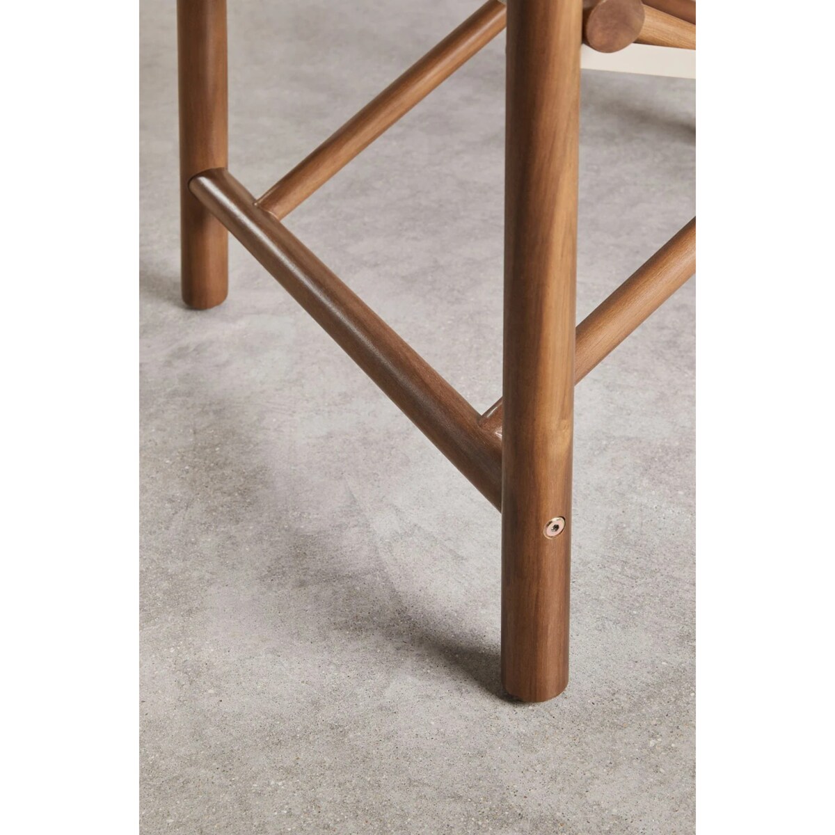 Składany fotel reżyserski do ogrodu z drewna akacjowego