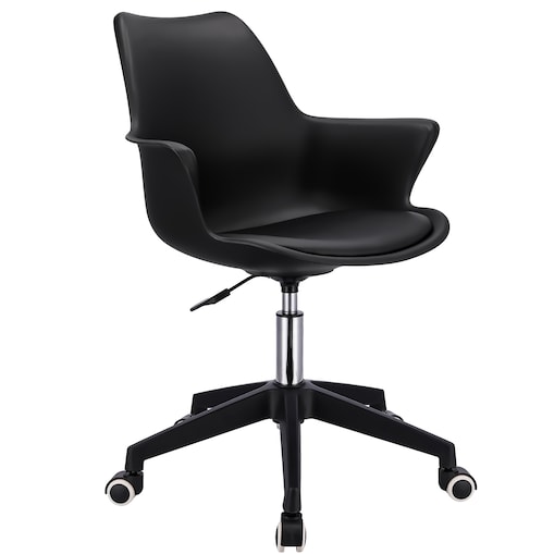 Krzesło obrotowe eleganckie INEZ czarne