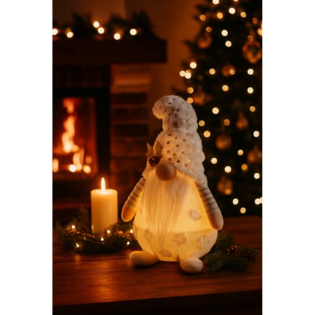 Skrzat świąteczny ozdoba świecąca na święta