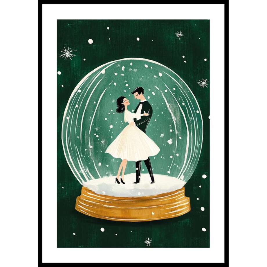 Poster Story, Plakat, Obraz - Magiczna Kula Śnieżna i Tancerze, wymiary 50 x 70 cm