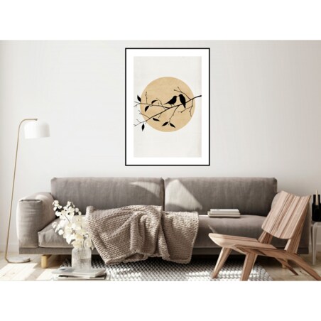 Poster Story, Plakat, Obraz - Złote Ptaki, wymiary 70 x 100 cm