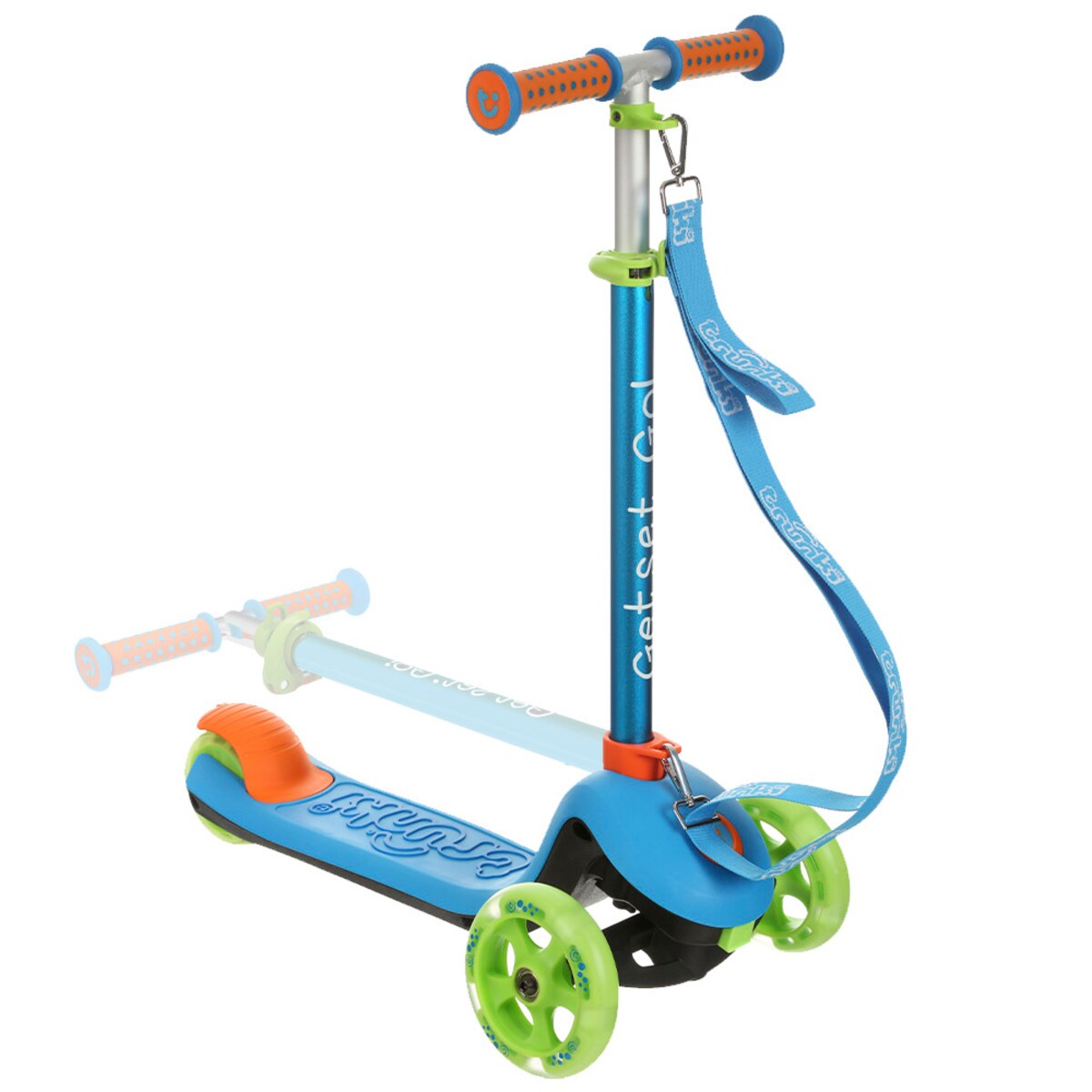 Składana hulajnoga Trunki - niebieska, mała