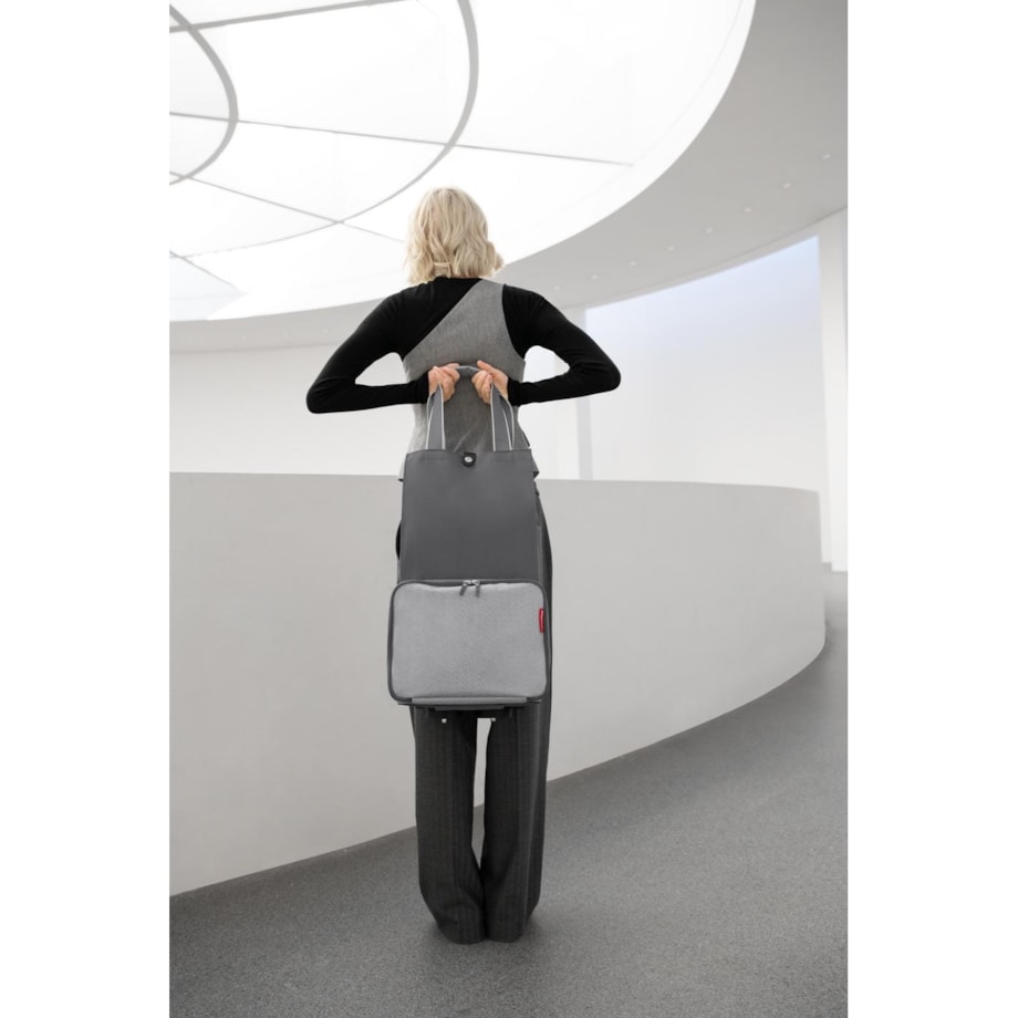 Wózek FOLDABLETROLLEY, herringbone grey