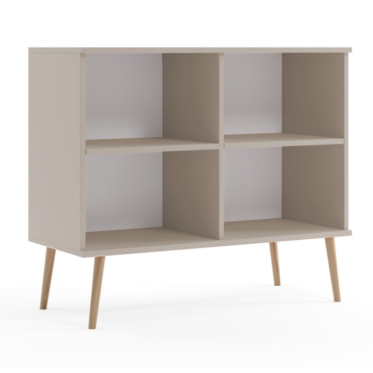 Komoda z półkami boho na wysokich nóżkach - Kaszmir