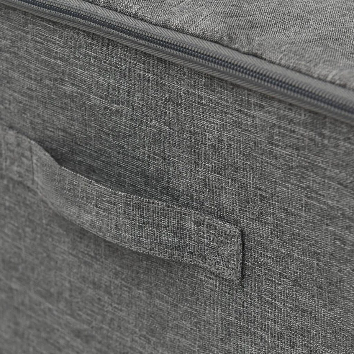 vidaXL Pojemniki, 2 szt., tkanina, 43x34x23 cm, antracytowe