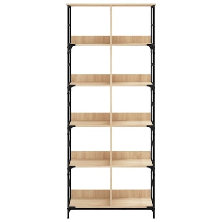 vidaXL Regał na książki, dąb sonoma, 78,5x33x188,5 cm