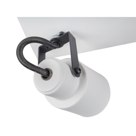 Lampa sufitowa 4-punktowa metalowa biała BONTE