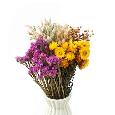 Zestaw suszonych kwiatów Rosa - suszone kwiaty do wazonu