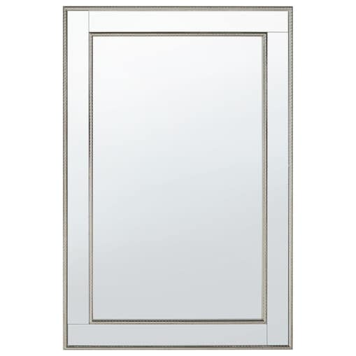 Lustro ścienne FENIOUX 60 cm 90 cm Srebrny