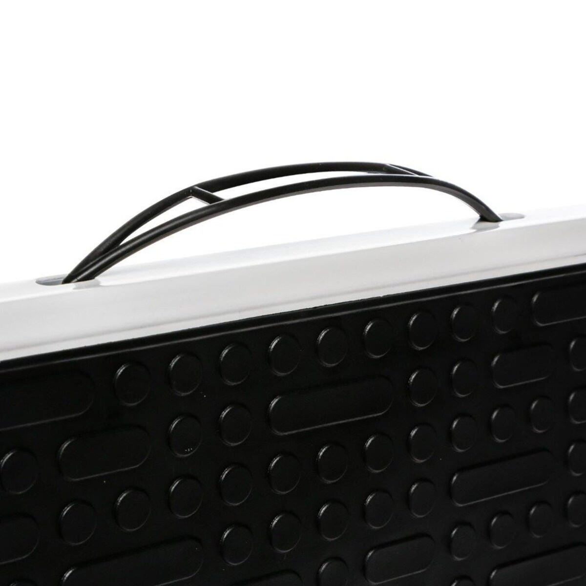 Metalowa dwupoziomowa drabina