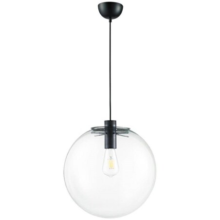 Wisząca lampa Sandra MSE010100309 ball przezroczysta czarna
