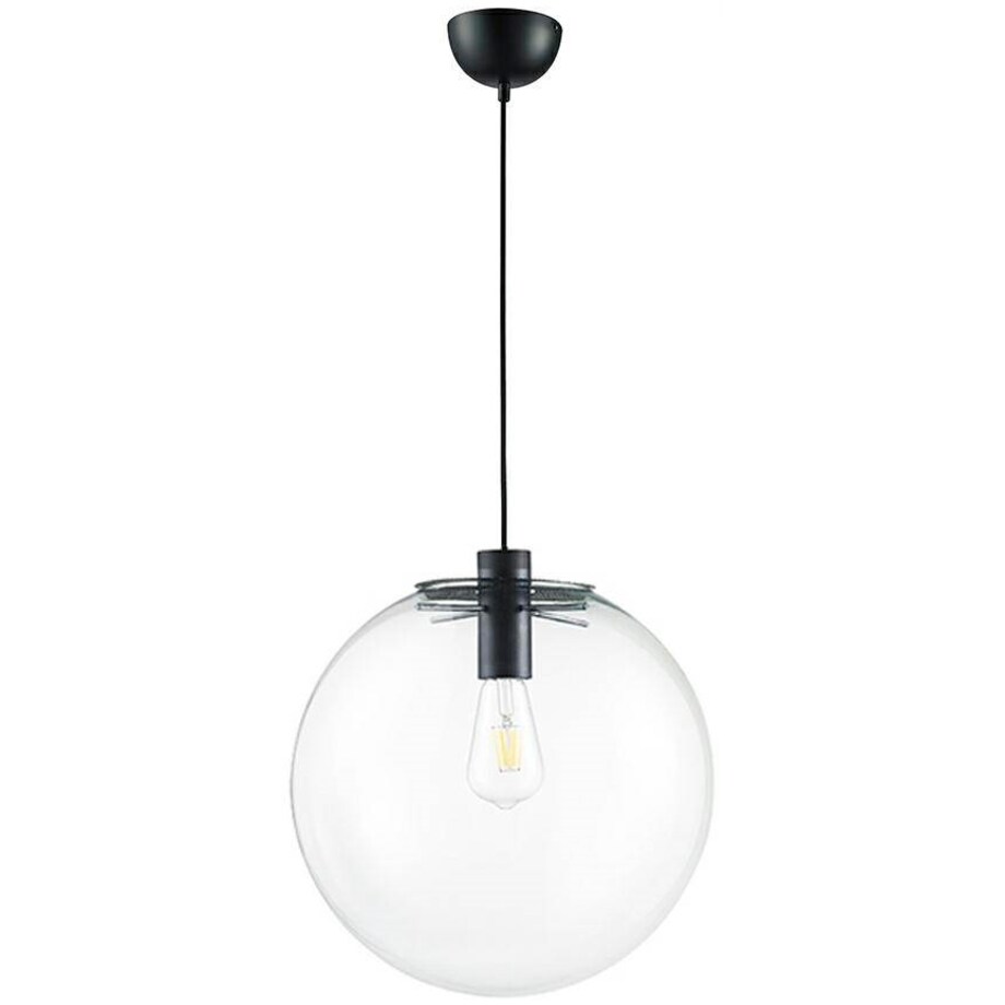 Wisząca lampa Sandra MSE010100309 ball przezroczysta czarna