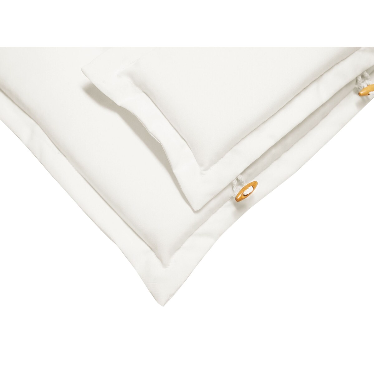 Zestaw 2 poduszek na krzesła ogrodowe złamana biel TOSCANA/JAVA