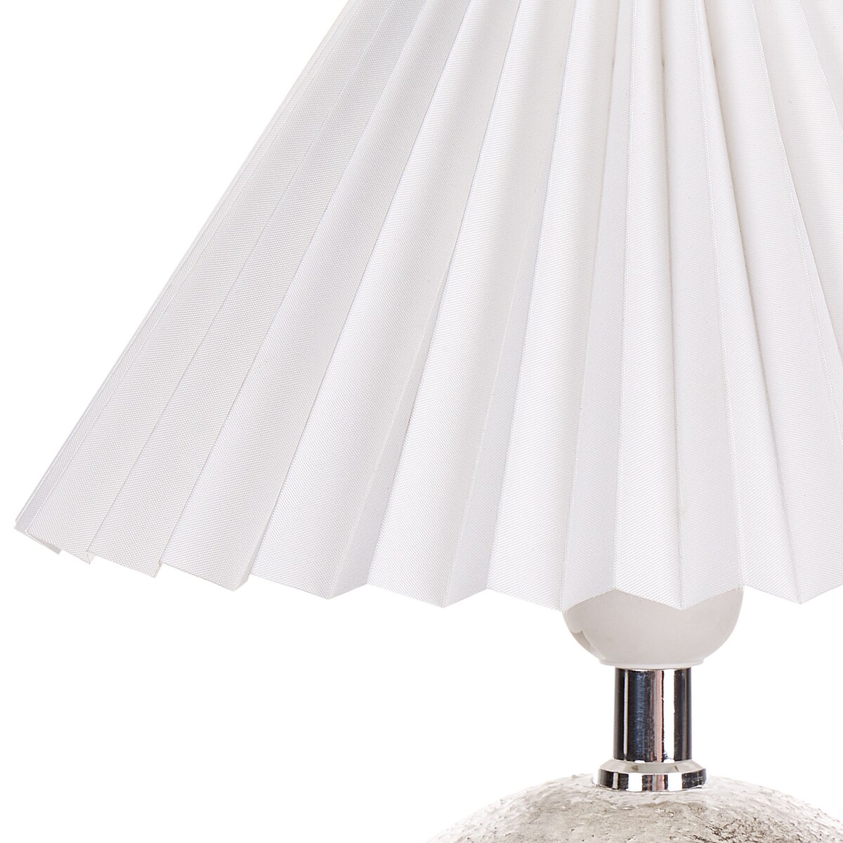 Zestaw 2 lamp stołowych ZEYI Ceramika Biały