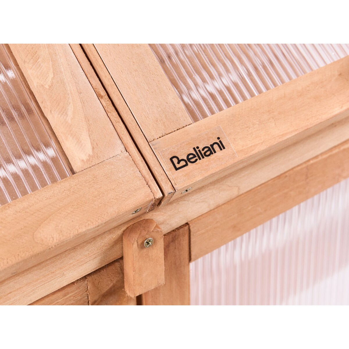 Szklarnia balkonowa VOLVERA Drewno jodłowe Jasnobrązowy 49 cm