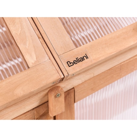 Szklarnia balkonowa VOLVERA Drewno jodłowe Jasnobrązowy 49 cm