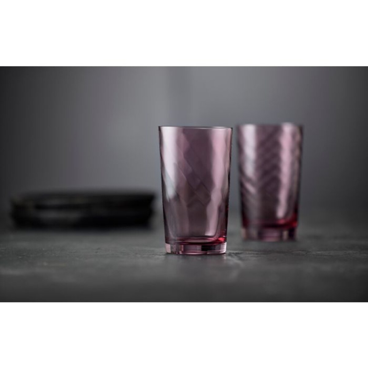 Szklanki wysokie Vienna 400 ml 4 sztuki fioletowe 31723