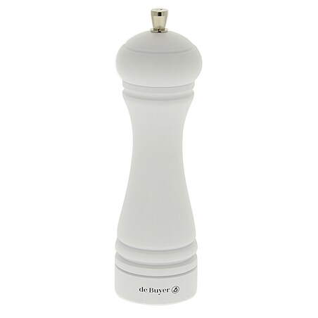 De Buyer JAVA Młynek do soli 18 cm biały matowy
