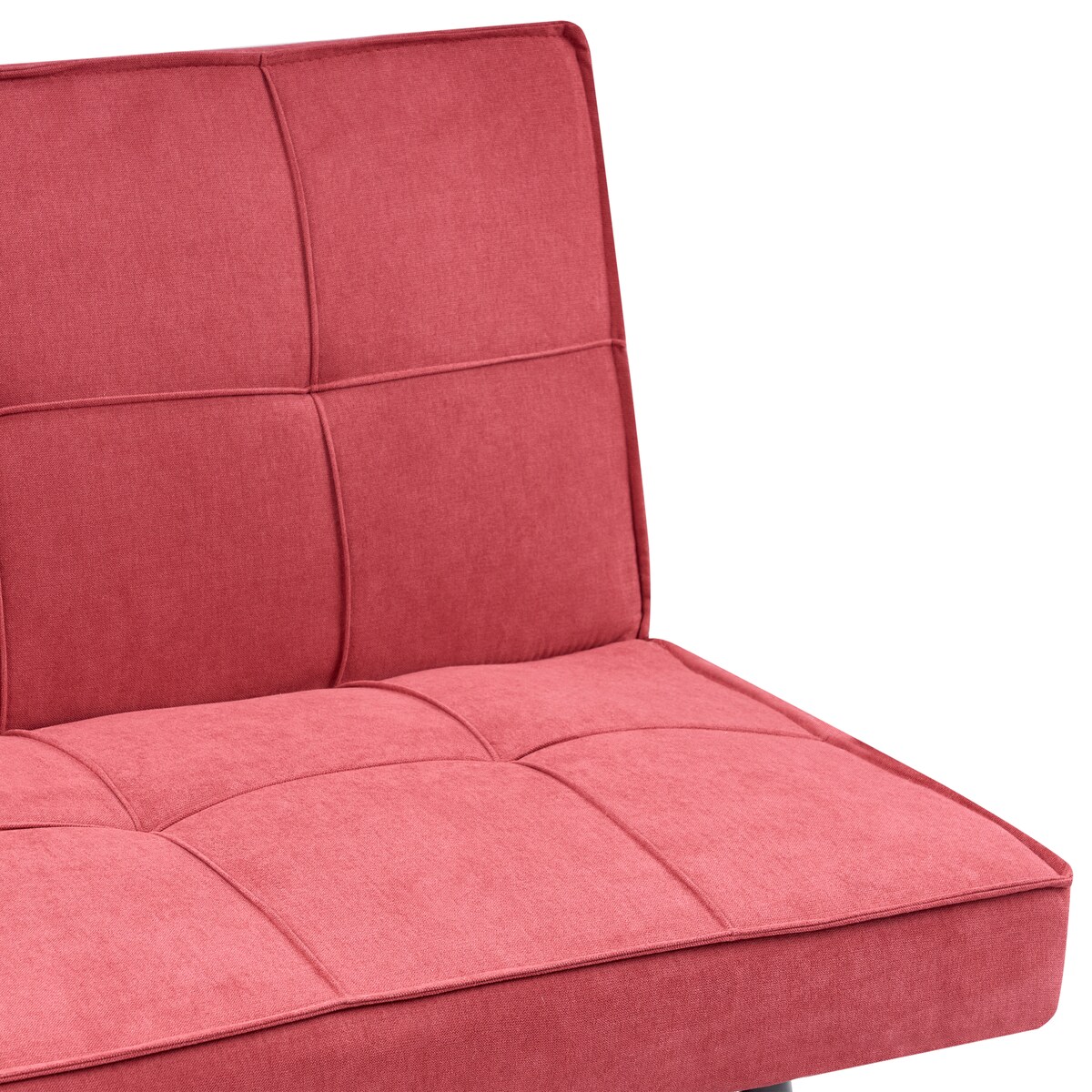 Sofa rozkładana dla 3 osób HASLE Czerwony