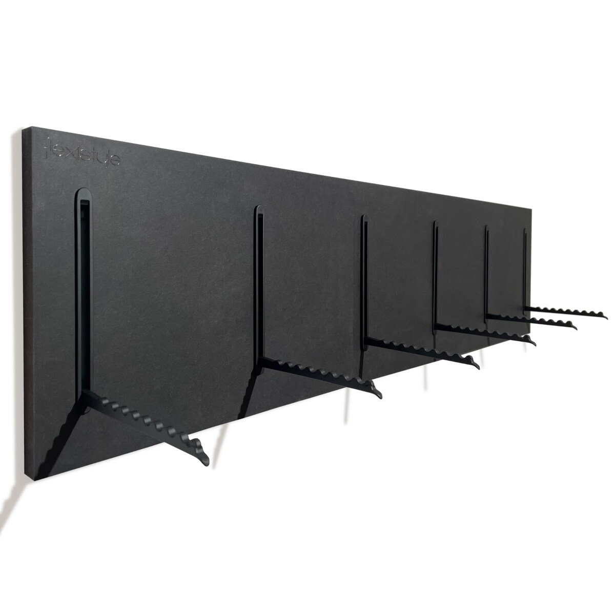 Wieszak na Ubrania czarny 25x100cm na kurtki