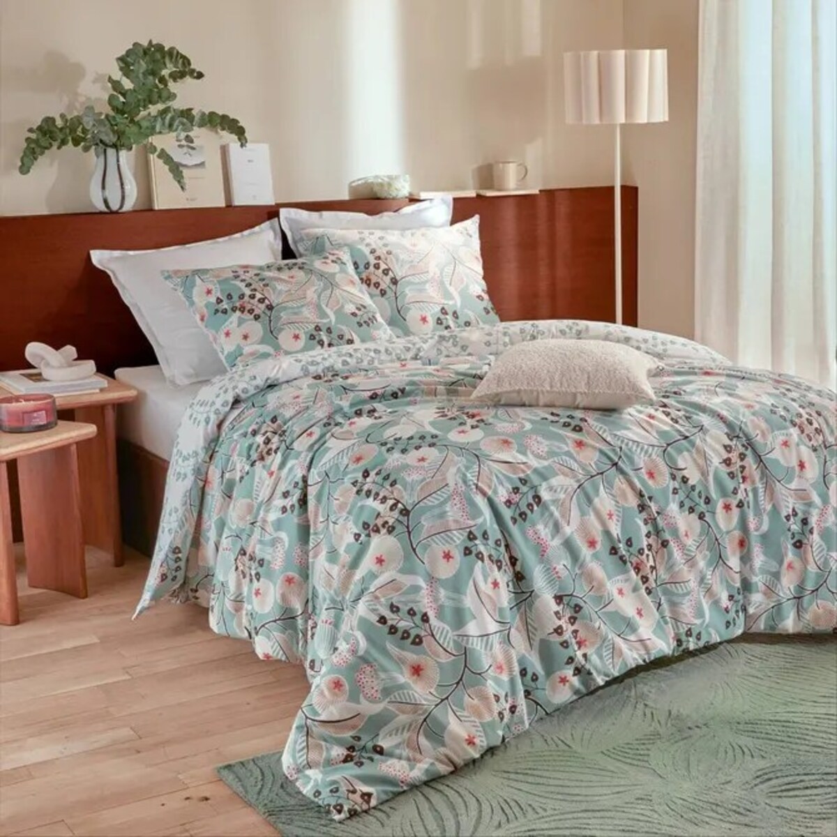 Komplet pościeli bawełnianej Vegetal Marin 240x220 cm