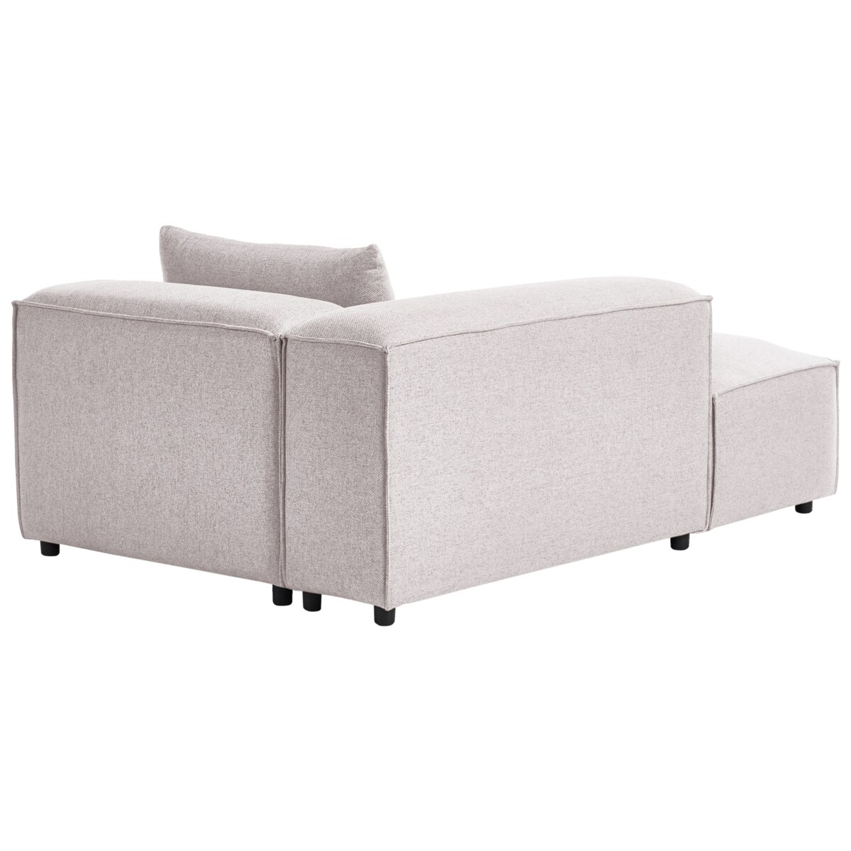 Szezlong prawostronny BRANDE Jasnobrązowy