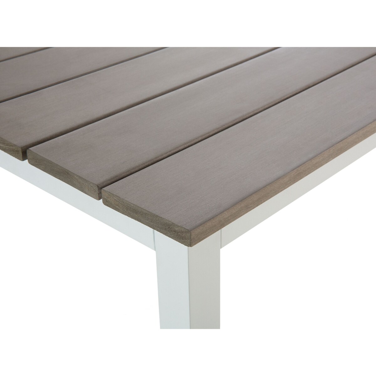 Zestaw ogrodowy 5-osobowy biało-zielony MESSINA