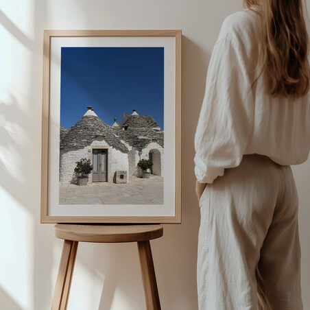 plakat trulli alberobello apulia włochy 2 70x100