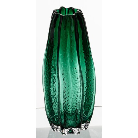 Wazon szklany 30x13,5x13,5 cm GULDAN-2 zielony small