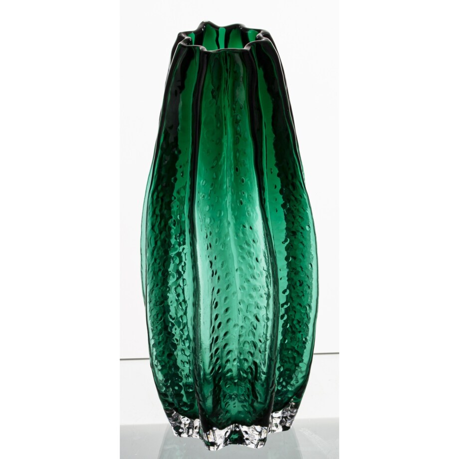 Wazon szklany 30x13,5x13,5 cm GULDAN-2 zielony small