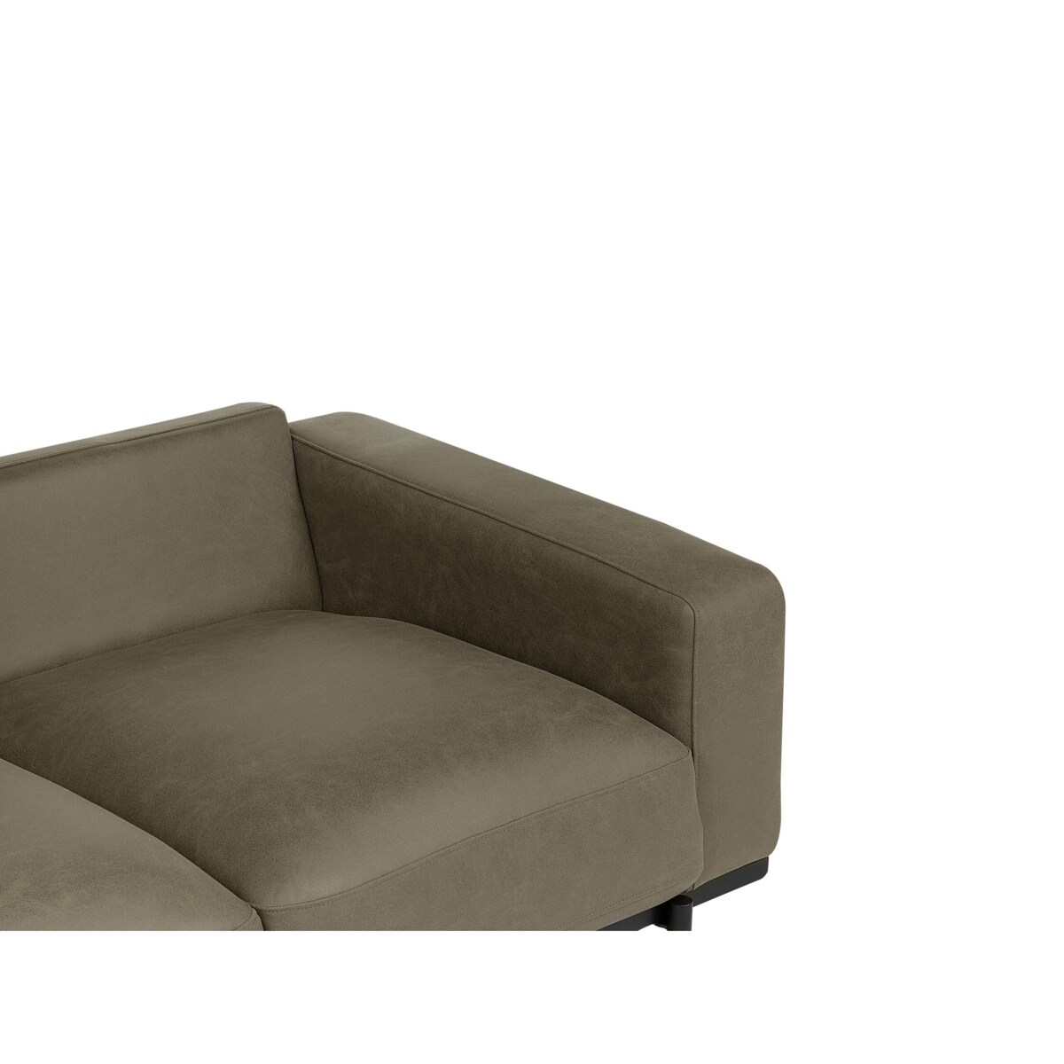 Sofa kanapa trzyosobowa metalowe nóżki ekoskóra tapicerowana nowoczesna ...