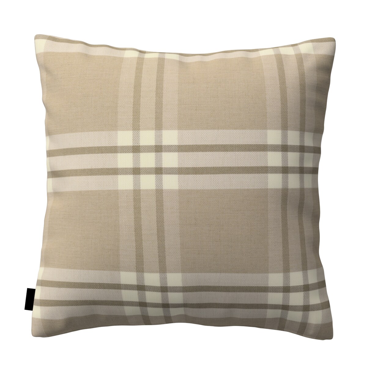 Poszewka Kinga na poduszkę 60x60 krata beżowa