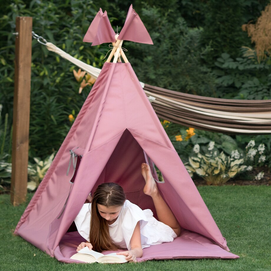 Wodoodporny Namiot Tipi Do Ogrodu Dark Pink Home you Wodoodporny Namiot Tipi Do Ogrodu Dark Pink Home you