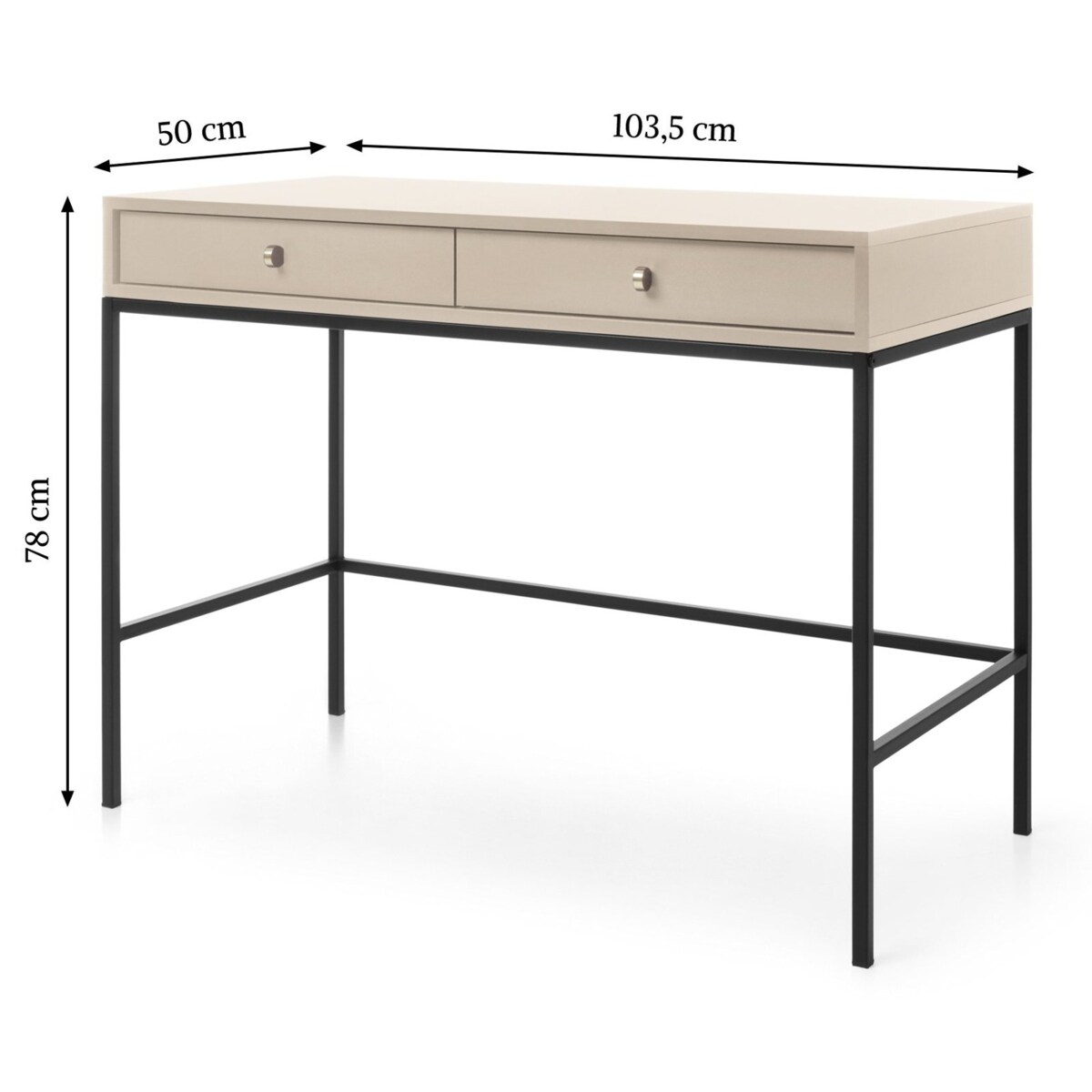 Toaletka Evora beżowa