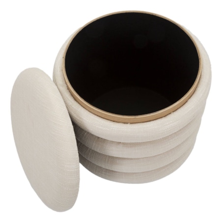 Pufa ze schowkiem okrągła Danko Ø 40 cm