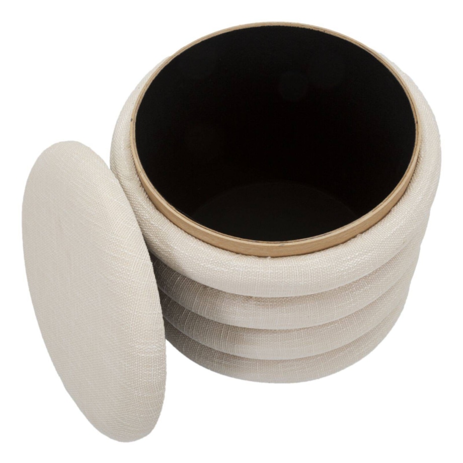 Pufa ze schowkiem okrągła Danko Ø 40 cm