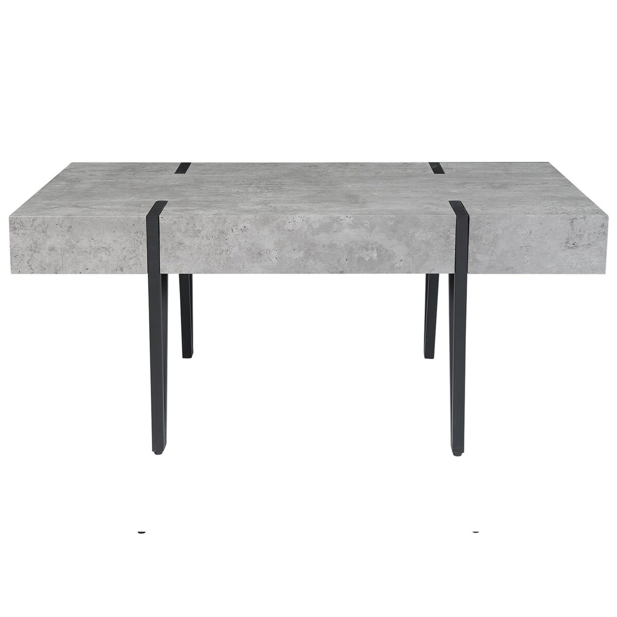 Stolik kawowy ADENA Szary efekt betonu