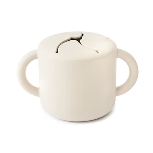 Mushie Kubek na Przekąski dla Dzieci 400 ml Ivory