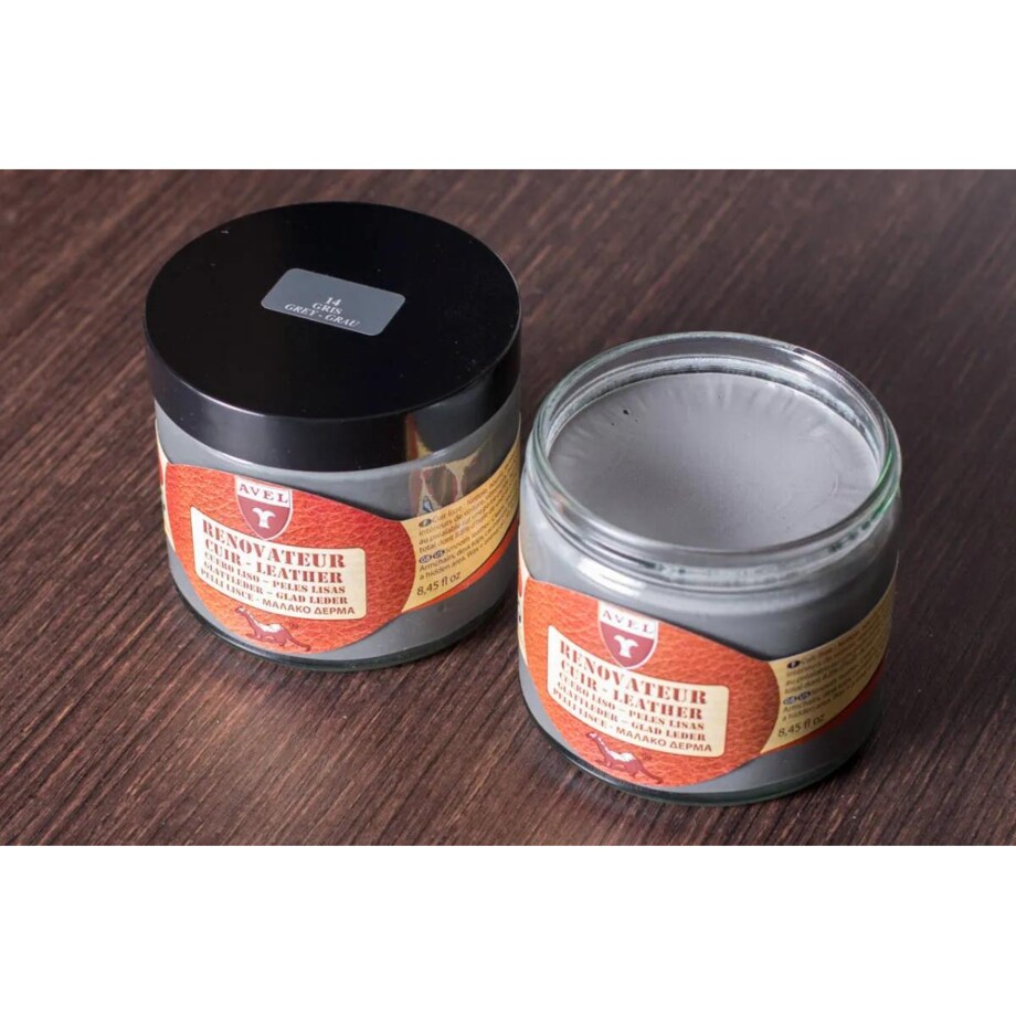 Krem koloryzujący do skóry AVEL LTHR Cream Renovator 250ml szary