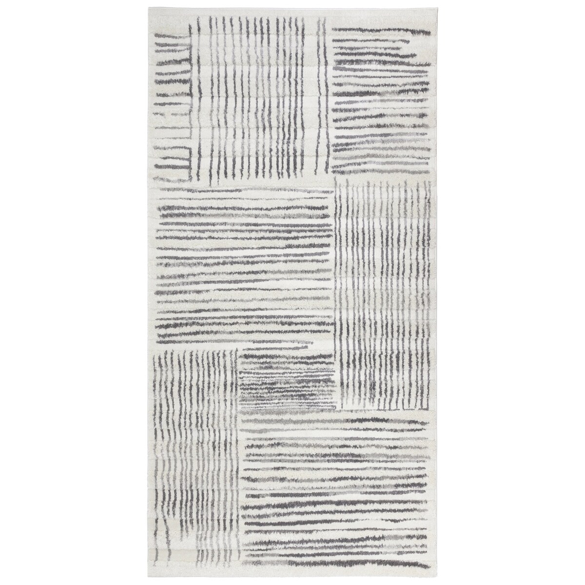 Dywan Mono 80x150 cm Abstrakcja Kremowy