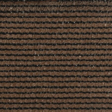 vidaXL Żagiel przeciwsłoneczny, 160 g/m², brązowy, 4x5x5 m, HDPE