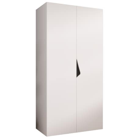 Szafa uchylna Sandi 1 100 wys 202 cm Biały + u Czarny