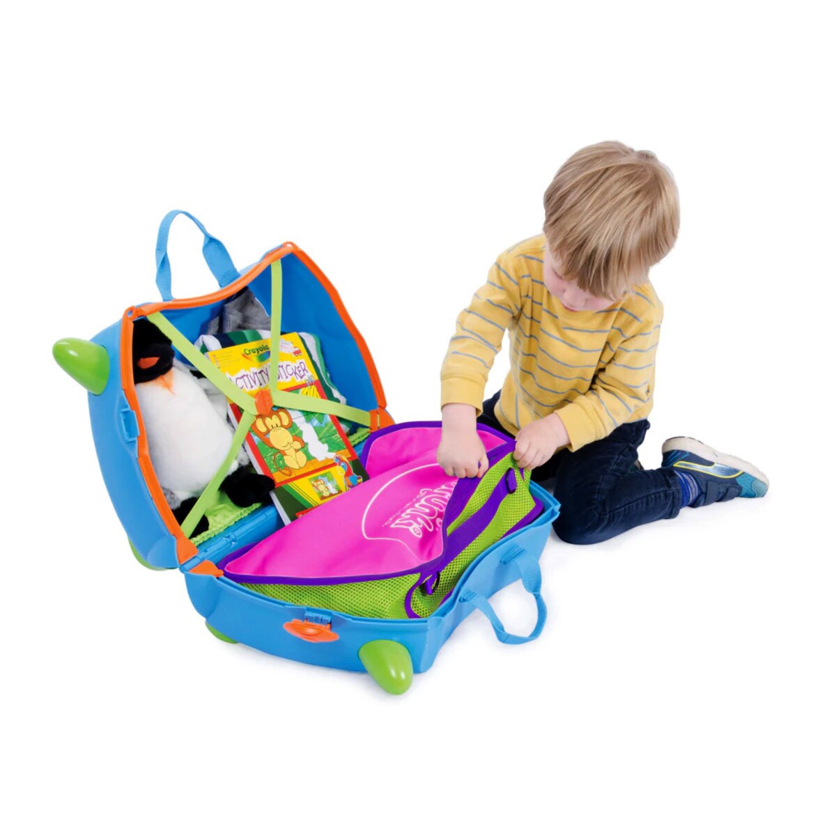 Torba podróżna / organizer na fotel samochodowy -różowy